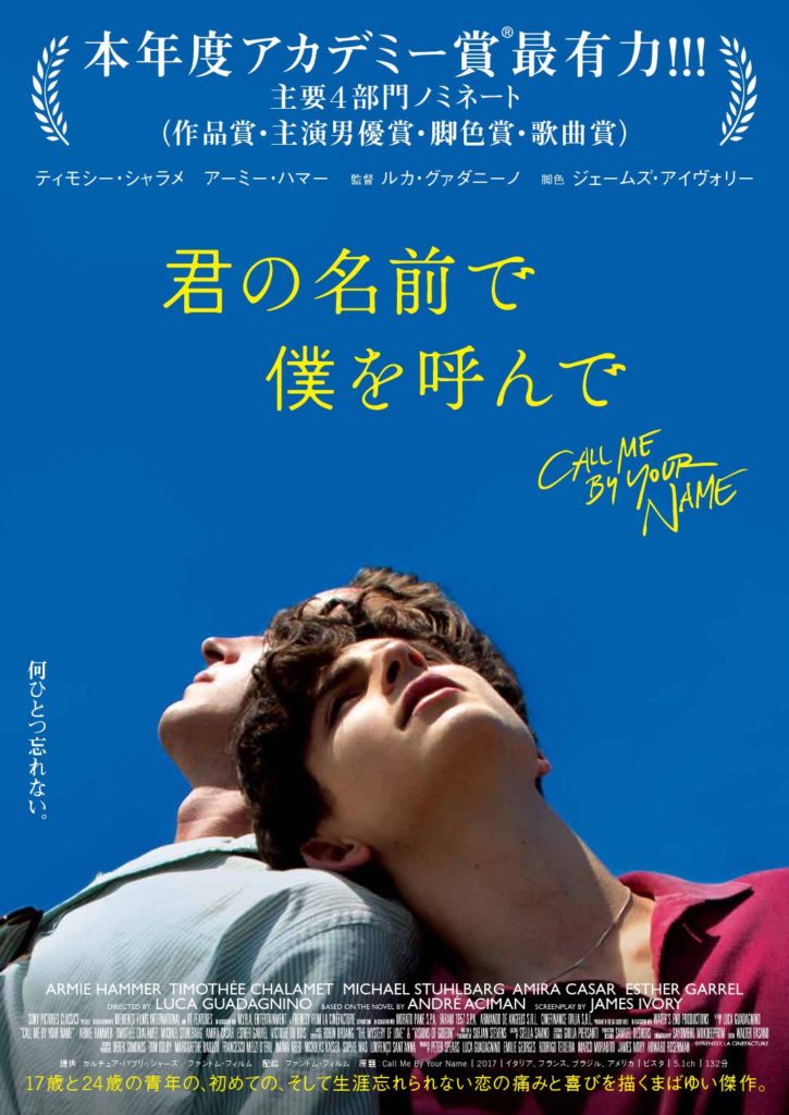 写真750点掲載『君の名前で僕を呼んで』豪華版パンフレット数量限定 