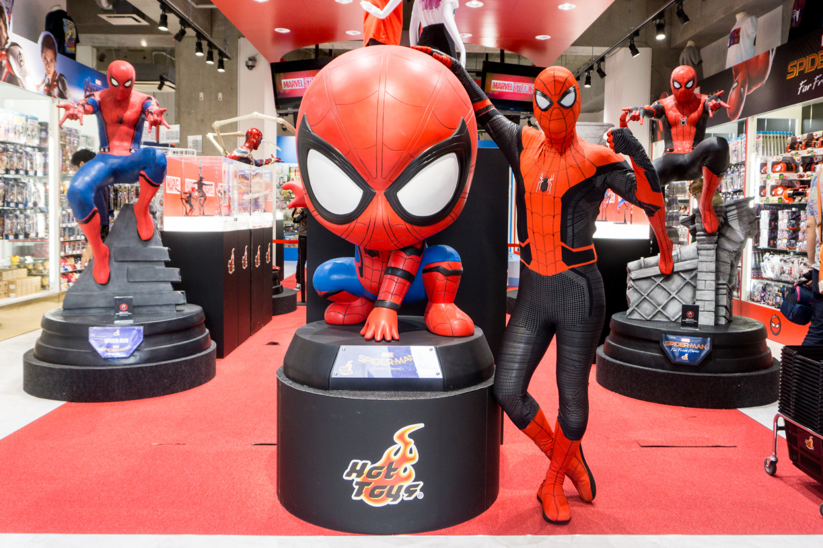 原宿「トイサピエンス」が期間限定「スパイダーマン」ストアに！内覧会