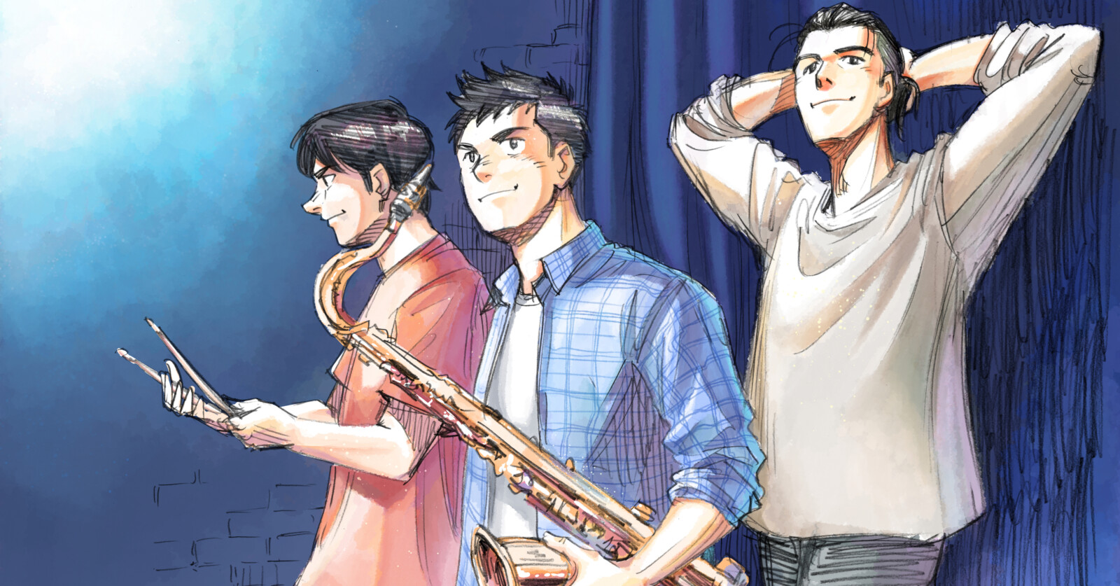 BLUE GIANT」アニメ映画化＆2022年公開決定！描きおろしイラストが到着